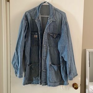 Vintage denim chore jacket